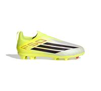 Adidas Chaussures de football F50 League Sans lacets FG/MG Jaune/Noir/Rouge Taille 33 Enfant