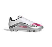adidas Mixte Enfant F50 Messi Club Firm Multi Ground Football Boots Kids Chaussures, FTWR White/Lucid Red/Silver met, 28 1/2 EU