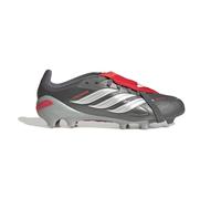 Adidas Chaussures de football Predator Elite Enfants Languette repliable Gris Rouge 38 EU