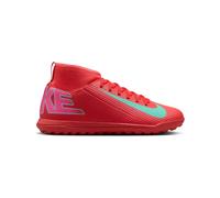 NIKE Jr. Mercurial Superfly 10 Club Sneaker, Ember Glow Aurora Green, 36.5 EU