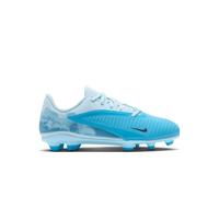 Nike Phantom 6 Low Haaland Club FG/MG Jr Bleu/Bleu Clair 35 1/2