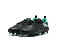 Puma Future 9 Play FG/AG Jr, Chaussures de Football, Black Intense Mint White, 37 EU