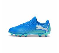 Puma Chaussures Future 7 Play FG/AG Jr Mixte Enfant Hyperlink Blue/Mint Puma White 38 EU
