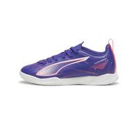 PUMA Ultra 5 Play IT Jr Soccer Shoe, Lapis Lazuli White-Sunset Glow, 30 EU