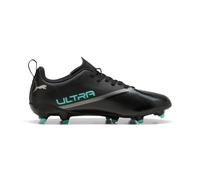 Puma Ultra 7 Play FG/AG JR Chaussures de Football, Black-Intense Mint, Pointure 38