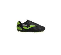 Chaussures de football Joma Toledo JR 2301 pour enfants - Noir - Crampons moulés - Terrain synthétique 37