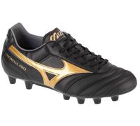 Mizuno Mixte Morelia II Pro Soccer, Noir/doré/Ombre foncée, 45 EU