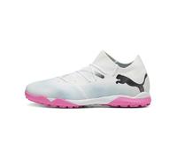 Puma Men Future 7 Match Tt Soccer Shoes, Puma White-Puma Black-Poison Pink, 44 EU