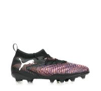 Chaussures de Football - PUMA Future 8 Match FG/AG Jr - Noir - Ajustable - Confortable 38