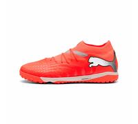 PUMA Future 9 Pro Cage Chaussures de Football Unisexe Rouge Brillant Blanc/Noir/argenté Pointure 43, Glowing Red PUMA White PUMA Black PUMA Silver, 44 EU
