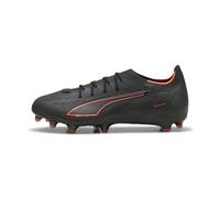 PUMA Chaussures de Football Ultra 6 Pro FG/AG Unisexes, Noir Rouge, 41 EU, Puma Noir PUMA Rouge, 42.5 EU