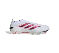 adidas Predator 26 Élité Laceless FG Blanc/Rouge/Noir 42