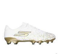 Skechers SKX_ 1.5 Academy FG Moyen Width en Blanc/Noir/Doré, Pointure 44.5
