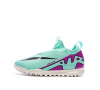 NIKE Jr Zoom Vapor 15 Academy TF Bas, Hyper Turq Fuchsia Dream Black White, 38.5 EU