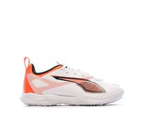 PUMA Mixte Enfant Ultra 5 Play TT Jr, Puma White Puma Black Glowing Red, 36 EU