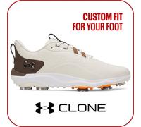 Chaussures de golf avec crampons Under Armour Drive Pro Clone Beige 42,5