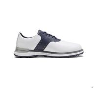 PUMA Homme Avant Golf Shoe, White-Deep Navy-Speed Blue, 42.5 EU