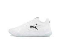 Chaussures de handball indoor Puma Accelerate Pro II - blanc/noir/bleu arctique - 42,5 42,5