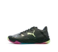 PUMA Mixte Accelerate Turbo Nitro II Chaussure de Terrain intérieur, Black-Fizzy Light-Ocean Dive-Festival Fuchsia, 42 EU