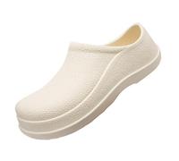 Chaussures de jardin pour homme - Toutes saisons - Chaussures de cuisine à enfiler - Unisexe - Grandes tailles - Chaussures de pluie confortables à bout rond - Chaussures pieds nus - Antidérapantes