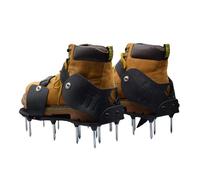 Chaussures de jardinage respirantes avec bout renforcé et fermeture rapide pour une aération sans effort et une santé des racines 2 pointes en PVC + PU aérateur de sol