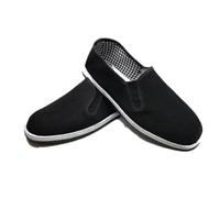 Chaussures de Kung Fu Chinoises, Chaussures en Coton Noir, Pantoufles Vintage Wing Chun Tai Chi, Chaussures en Pur Coton for Arts Martiaux, Chaussures(40 EU)