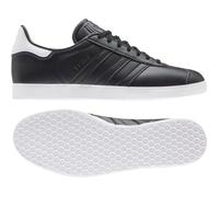 Chaussures de lifestyle adidas Gazelle - Homme - Cuir - Noir/blanc - ADIDAS ORIGINALS - Plat - Lacets 42 2/3