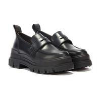 Buffalo Femme Mocassins Aspha Botte Tendance, Noir, 41 EU