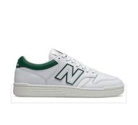 Chaussures de lifestyle NEW BALANCE BB480L - Blanc - Cuir - Lacets - Homme 37