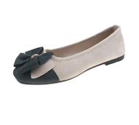Chaussures de loisirs d'été respirantes pour femme, chaussures plates légères en dentelle, à enfiler Bouche plate Fond souple Chaussures simples pour rencontres quotidiennes, Marine, 37 EU
