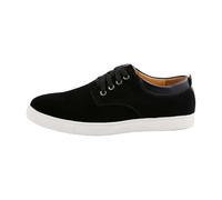 Chaussures de loisirs larges pour homme - Grandes tailles - Chaussures de travail rétro - Chaussures à lacets légères - Antidérapantes - Chaussures basses classiques - Streetwear - Pour le sport, Noir