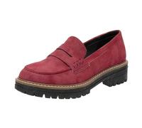 Chaussures de loisirs pour femme avec semelle épaisse pour un confort élégant et un tempérament élégant, rouge, 42 EU
