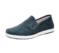 Chaussures de loisirs pour homme - Sans lacets - Chaussures d'été légères - Chaussures de marche à enfiler - Chaussures plates en toile - Respirantes - Chaussures de marche minimalistes - Chaussures
