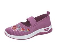 Chaussures de loisirs pour homme - Sportives - Noir - Légères - Pour l'été - Broderie - Baskets orthopédiques - Pour hallux valgus - Chaussures de sport - Chaussures de course classiques - Chaussures