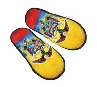 Chaussures De Maison Beautiful Flag Of Colombia Shoes Duveteux Fuzzy Pantoufles Outdoor Chaussures Pour Hiver Chambre À Coucher Piscine M