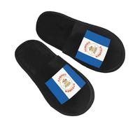 Chaussures De Maison Flag Of Steuben County, New York Pantoufles Outdoor Fuzzy Pantoufles Antidérapantes Shoes Pour Camping Spa Voyages L