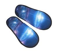 Chaussures De Maison Nebula Universe Space Planet Shoes Chauds Fuzzy Pantoufles Unisexes Pantoufles Pour Spa Chambre À Coucher Voyages M