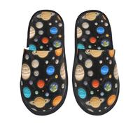 Chaussures De Maison Planètes Dans L'Espace Lointain Pour Femme Et Homme Chaussures Intérieur Et Extérieur Shoes Voyages Fuzzy Pantoufles Pour Piscine Spa L