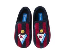 Chaussures de maison SD Eibar au design classique avec le blason officiel du club, fabriquées en Espagne avec des matériaux résistants. Semelle antidérapante., bleu, 42 EU