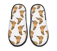 Chaussures De Maison Shepherd Dog Print Pantoufle Antidérapantes Fuzzy Pantoufles Unisexes Chaussures Pour Hiver Chambre À Coucher Piscine L