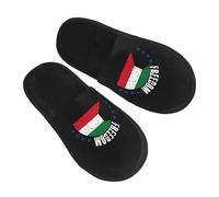 Chaussures De Maison The Kuwait Flag And Freedom Pantoufle Outdoor Fuzzy Pantoufles Duveteux Chaussures Pour Chambre À Coucher Fête Hôtels L