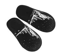 Chaussures De Maison Ville De New York1 Antidérapantes Pantoufles Duveteux Shoes Chambre À Coucher Chaussures Pour Hôtels Hiver M