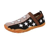 Chaussures de marche antidérapantes pour homme - Chaussures de randonnée basses et faciles à fermer - Soutien de la voûte plantaire - Doublure en maille respirante - Baskets de sécurité pour randonnée