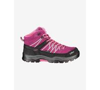 CMP Mixte enfant Kids Rigel Mid Trekking Shoe Wp Chaussure de marche, Berry Pink Fluo, 39 EU