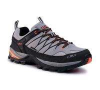 CMP Rigel Low Trekking Shoes WP Homme Chaussures de randonnée, Gris Noir Cemento Nero, 45 EU