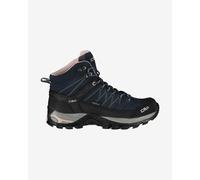 CMP - Women's Rigel Mid Trekking Shoes Waterproof - Chaussures de randonnée - EU 37 - asphalt / antracite / rose