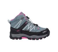 Chaussures CMP Kids Rigel Mid WaterProof gris bleuté noir rose enfant - 29