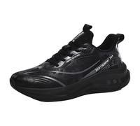 Chaussures de marche décontractées pour homme avec soutien de la voûte plantaire - Légères - Bout large - Antidérapantes - Pour le travail, l'athlétisme, les voyages, le camping, C1 noir., 38.5 EU