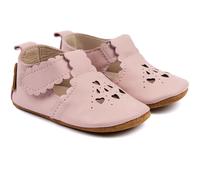 Chaussures de marche en cuir enfant Mikk-Line Heart Rose 3/4 ans