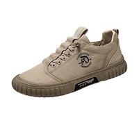 Chaussures de Marche Hommes Baskets Enfiler Maille Tissée Lacets Respirant Légères Sneakers Semelle Souple Respirante Chaussure VTT Homme Respirantes Multisports Outdoor Casual